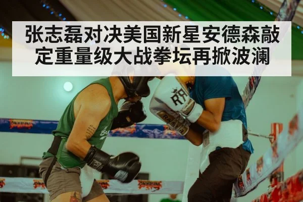 张志磊对决美国新星安德森敲定重量级大战拳坛再掀波澜